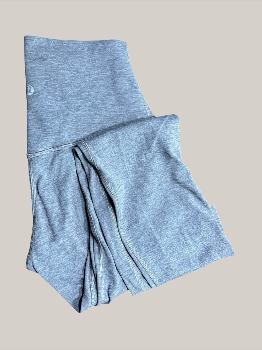 lululemon athletica Heathered Light Gray High-Rise Leggings